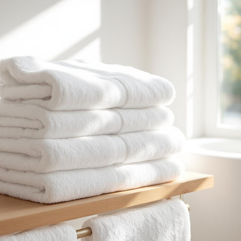 Luxury Cotton Towels - White