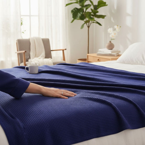 Waffle blanket